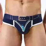 Men's Underwear Cotton Print U Convex  Antibacterial Brief Trunk Panties - EX-STOCK CANADA