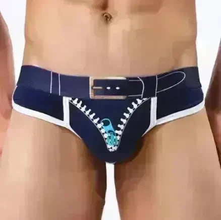 Men's Underwear Cotton Print U Convex  Antibacterial Brief Trunk Panties - EX-STOCK CANADA