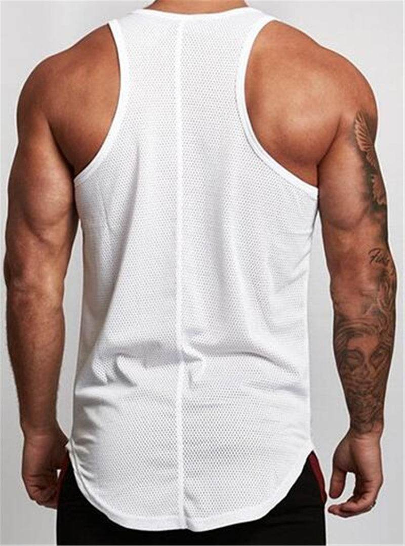 Sleeveless Sportwear vest Fitness Workout Gym Tank top for men - EX-STOCK Canada