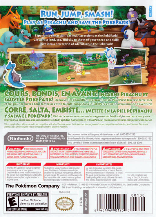 Poképark Wii:  Pikachu's Adventure 