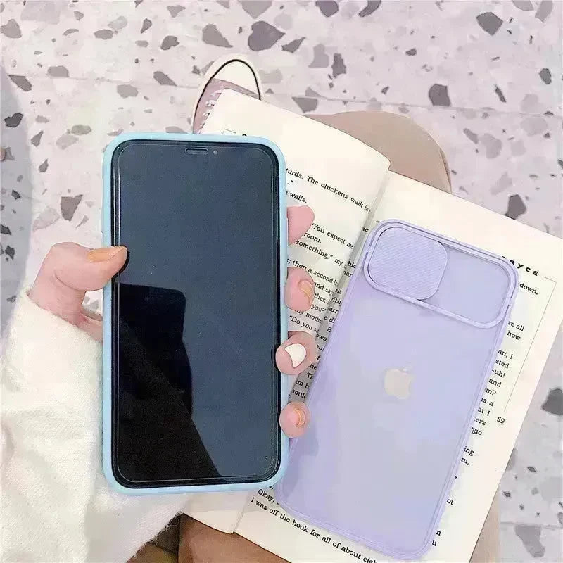 Frosted frame lens Silicone phone case - EX-STOCK CANADA