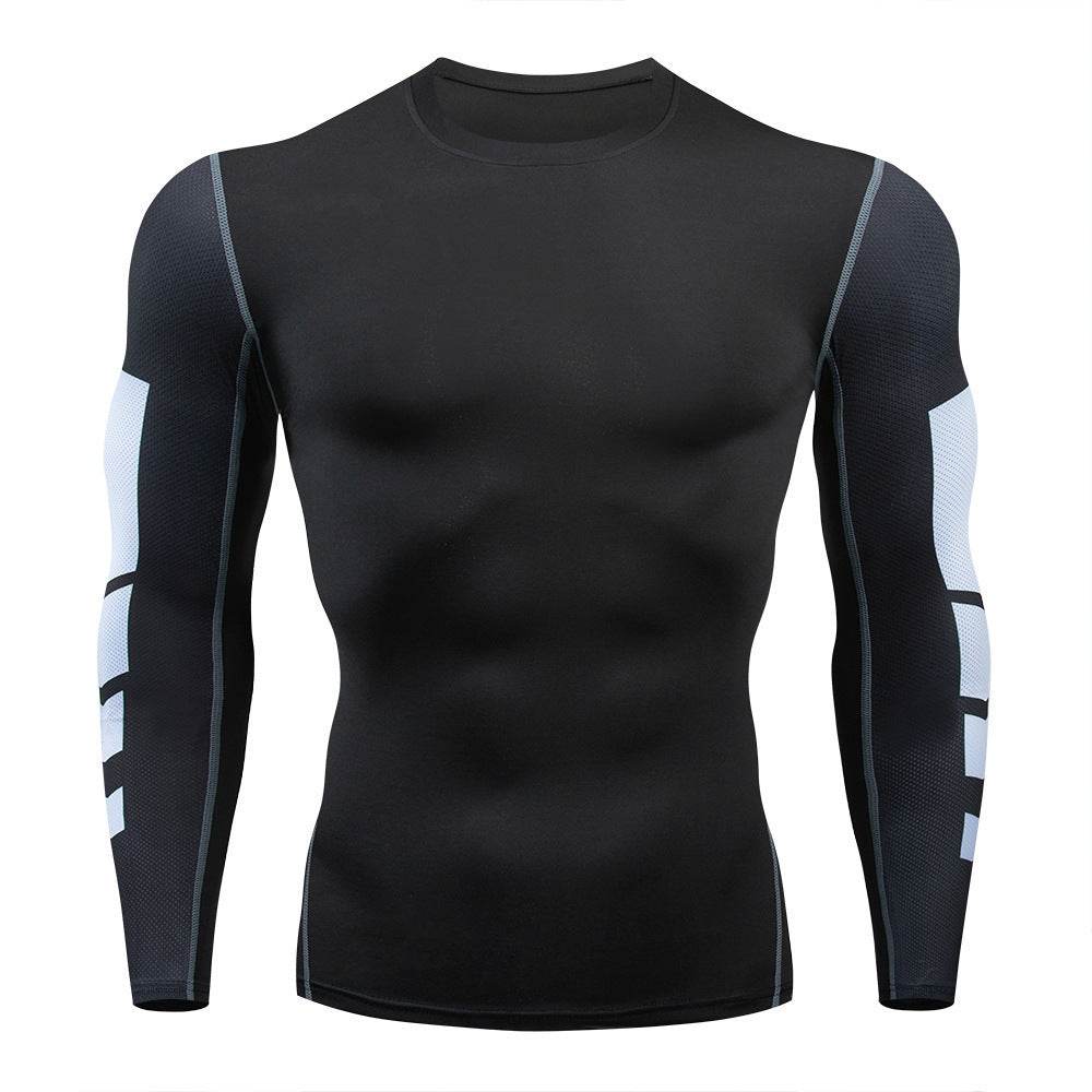 Men's Sports Quick-drying Long sleeve Workout Fitness T-shirt top - EX-STOCK Canada