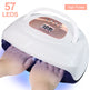 Séchoir à ongles lampe LED UV 57 LEDs Séchage rapide Vernis gel Lampe pour manucure gel avec détecteur de mouvement et écran LCDEX-STOCK Canada 