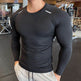 Muscle Fitted Elastic Long sleeve Running Workout Gym T-shirt for men - EX-STOCK Canada
