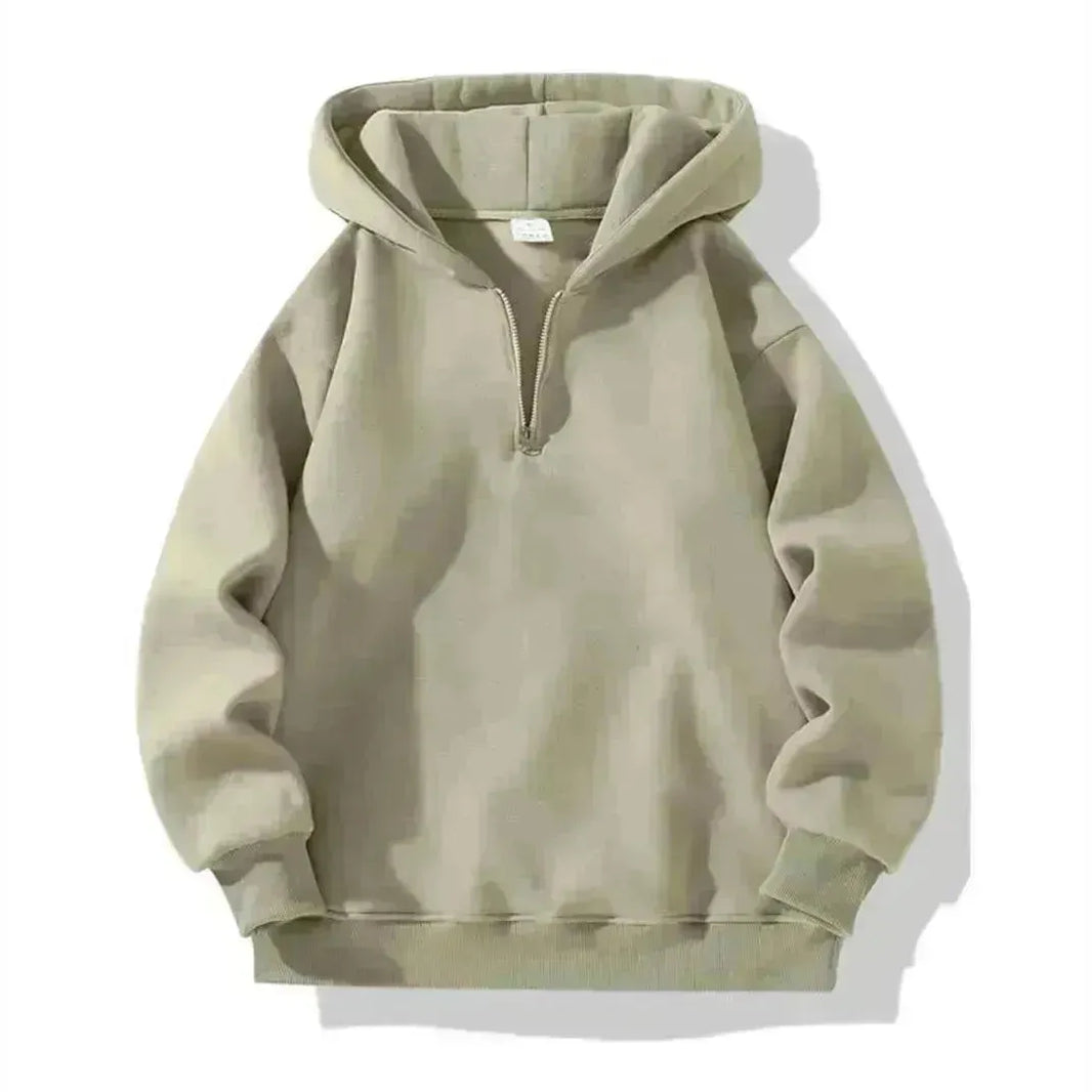 Pullover per la felpa con cappuccio da uomo con cerniera maschile inverno autunno maschile
