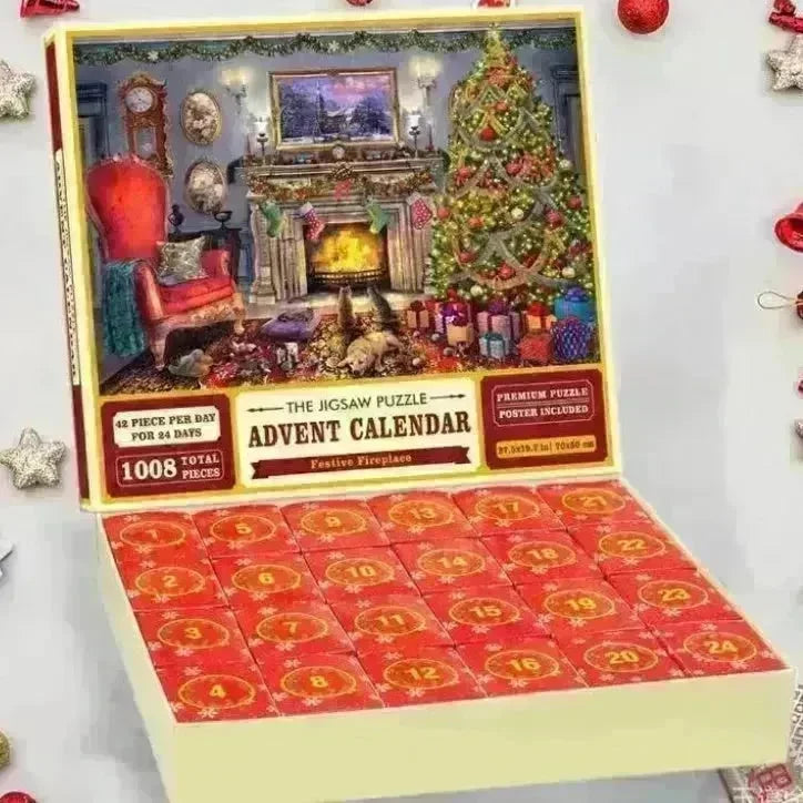 New 24 Boxes Unique Christmas Advent Calendar  2024 Jigsaw Puzzle - EX-STOCK CANADA