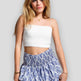 Leisure Versatile Lotus Leaf Women's Mini layered Skirt - EX-STOCK Canada