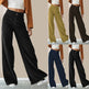 High Waist Drooping Slimming Casual Straight Pants Women's Corduroy Trousers - EX-STOCK Canada