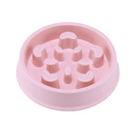Pet Cat Dog Slow feeder Bowl Anti Choking Slow Feeding Puzzle Feeder - EX-STOCK CANADA