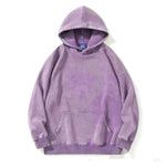 Unisex Teen Waxed Washed Distressed Hoodie Sweatshirt Pullover top - EX-STOCK CANADA
