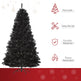 7ft Artificial Christmas Tree Holiday Home Indoor Decoration With Automatic Open, Black EX-STOCK Canada 