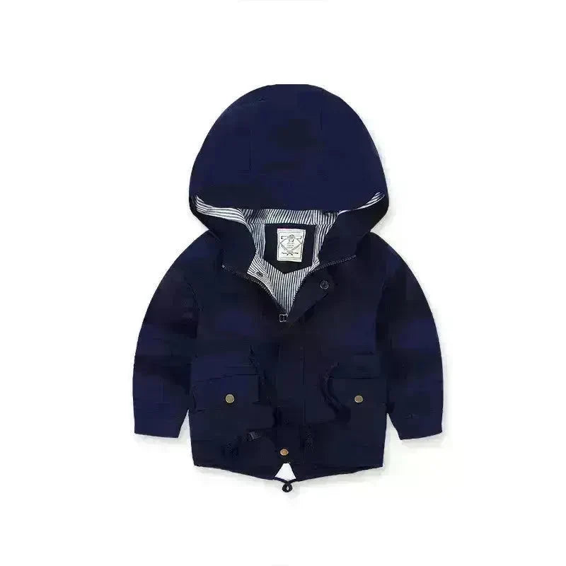 Children Cashmere Hoodie Windproof Winter jacket kids - EX-STOCK CANADA