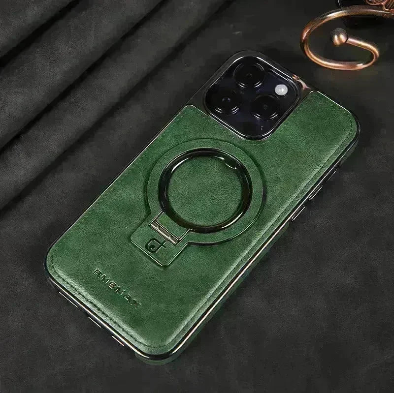 Luxury Magnetic Bracket Phone Case Business Drop-resistant Leather Case - EX-STOCK CANADA