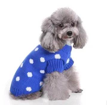 Pet Christmas Sweater Knit Turtleneck Pet Clothes Sweater Dog Sweater - EX-STOCK Canada