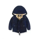 Children Cashmere Hoodie Windproof Winter jacket kids - EX-STOCK CANADA