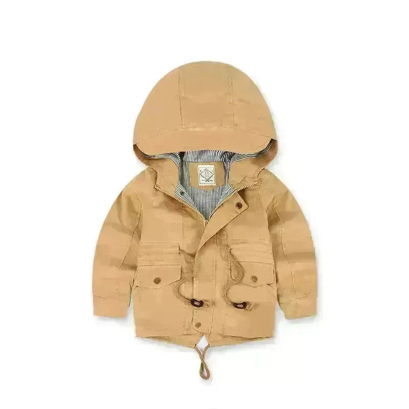 Children Cashmere Hoodie Windproof Winter jacket kids - EX-STOCK CANADA