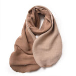 Gradient Mixed-color Scarf Winter Double-sided Wrinkled Imitation Cashmere Scarf Popular Versatile And Elegant Shawl For Women - EX-STOCK Canada