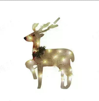 Christmas Scene Decoration With LED Lights Christmas Snowman Ornaments - EX-STOCK CANADA