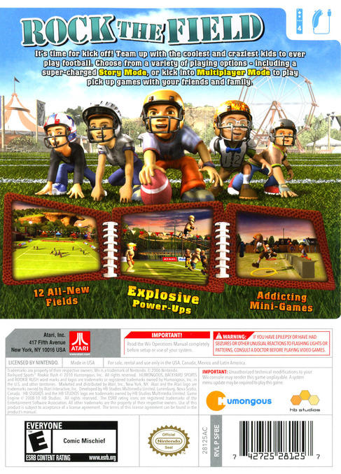 Backyard Sports: Rookie Rush 