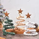 Creative Wooden  DIY Twine Wooden Bead Christmas Tree decorations Ornaments - EX-STOCK CANADA