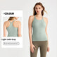 Seamless Sleeveless  Weaving Yoga Clothes Vest With Chest Pad Workout Top - EX-STOCK CANADA