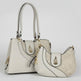 Temptation Italy Faux Leather Small Shoulder Bag with Dragonfly and Flowers 