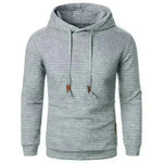 Men's Jacquard Sweatshirt Long-sleeved Hoodie Warm Color  Sports Pullover Top - EX-STOCK CANADA