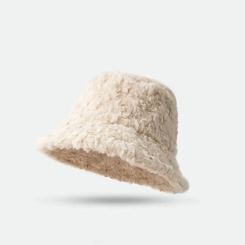 Lambswool Fisherman Sherpa Fleece Hat Winter Warm Fashionable Solid Color Hats For Women - EX-STOCK Canada