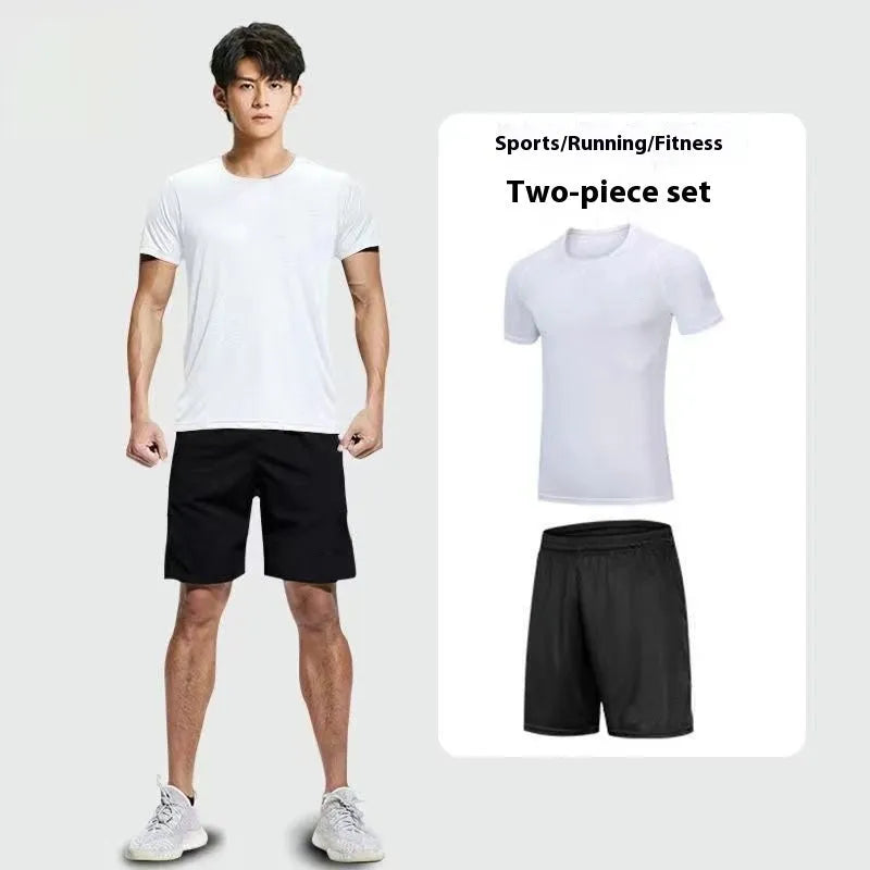 Sports Suit Gym Tights Quick-drying Morning And Night Running Workout Clothes - EX-STOCK CANADA