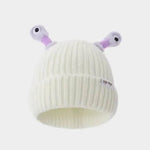 New Cute Luminous Fall Winter Warm Ear Protection Wool Cartoon All-matching Knitted Beanie Hat - EX-STOCK Canada