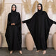 Batwing Sleeve Plain Abaya for ArabArab Women Eid Jalabiya for Women Islamic Wear for Women - EX-STOCK Canada