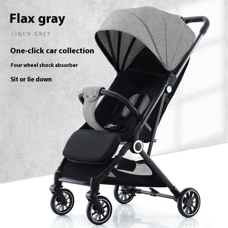 Pull Rod Type Summer Ultra-light Stroller Four Minus EX-STOCK Canada 