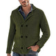 Men's Fashion Solid Color Lapel Long Sleeve Knit Jacket EX-STOCK Canada 