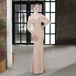 Bride Long Suspender Appreciation Dinner Party Slim-fit Fishtail Skirt Dress EX-STOCK Canada 
