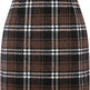 Women's High Waist Plaid Tight Pencil Wool Mini Skirt - EX-STOCK Canada
