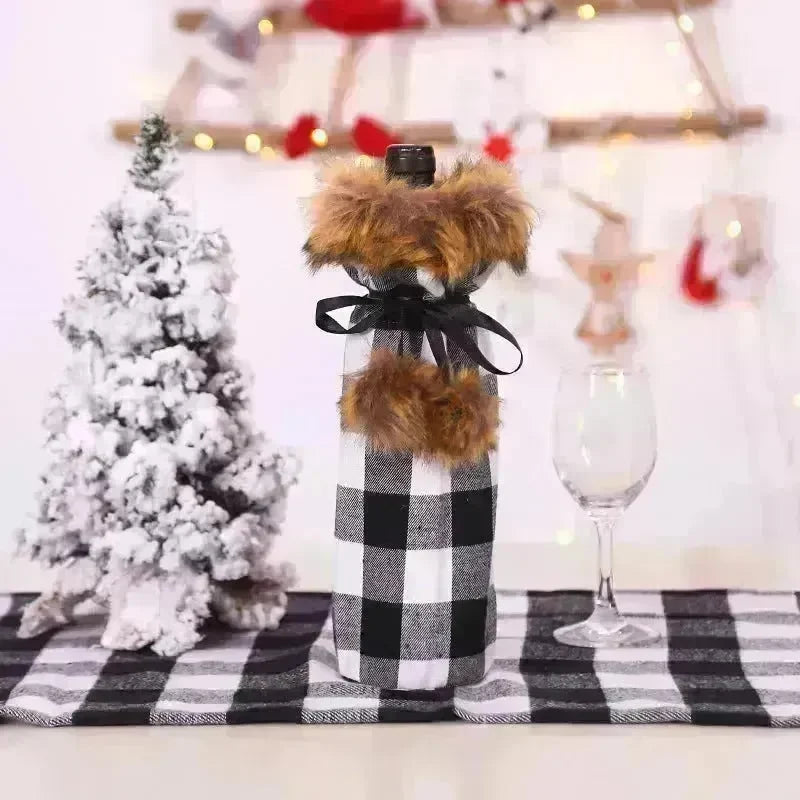 Christmas Decorations Christmas Wine Bottle Socks - EX-STOCK CANADA