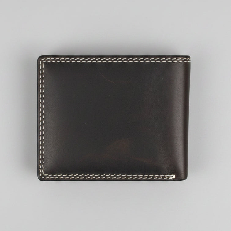 Men’s Steer Embossed Bifold Leather Wallet 