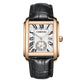 Square Quartz Leather Strap Alloy Watch Men - EX-STOCK Canada