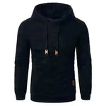 Men's Jacquard Sweatshirt Long-sleeved Hoodie Warm Color  Sports Pullover Top - EX-STOCK CANADA