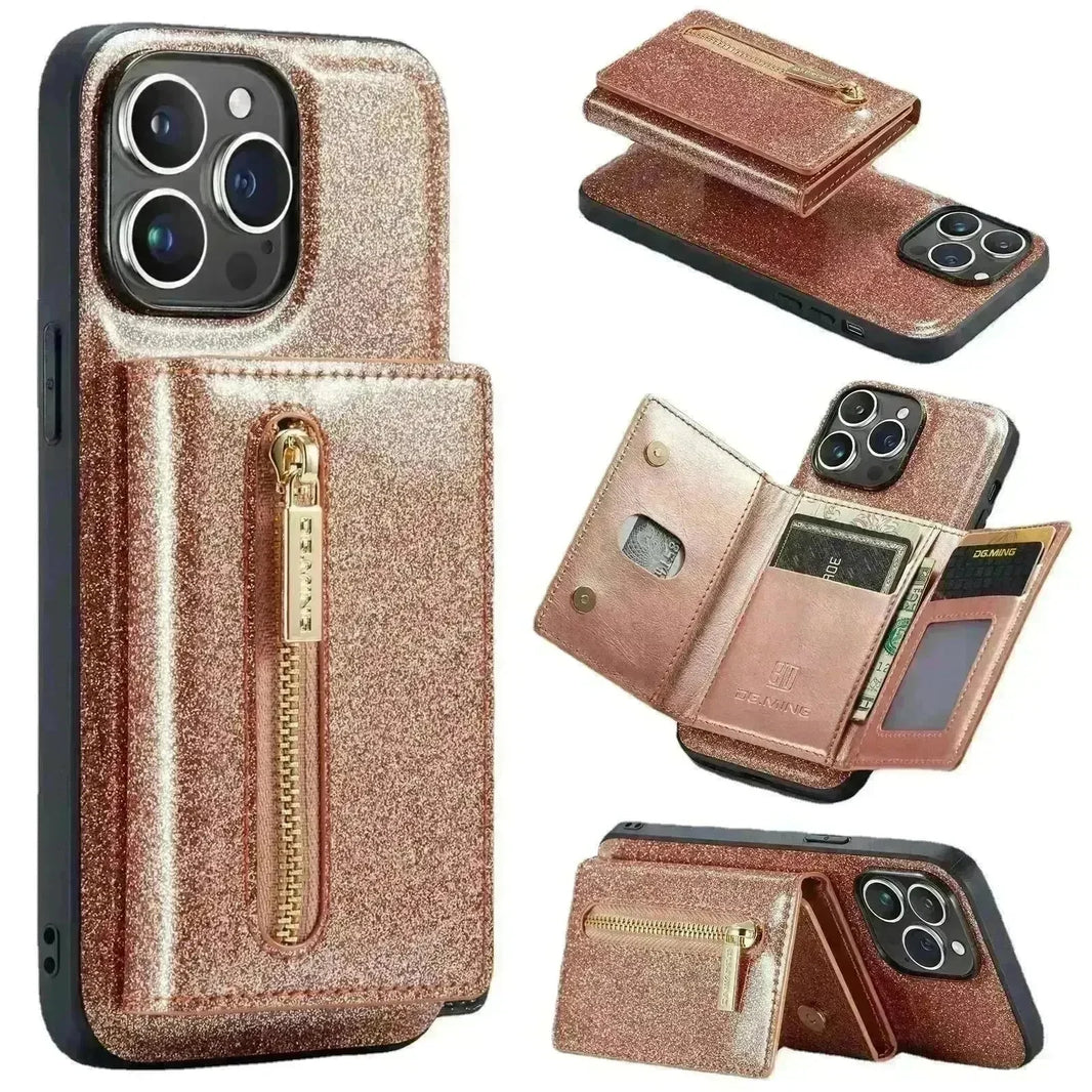Magnetic Card Holder Protective Case Phone Case Leather Case - EX-STOCK CANADA