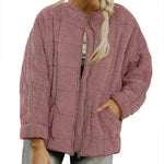 Casual Winter Cotton Padded Loose Pockets Long Sleeved Jacket Women - EX-STOCK CANADA