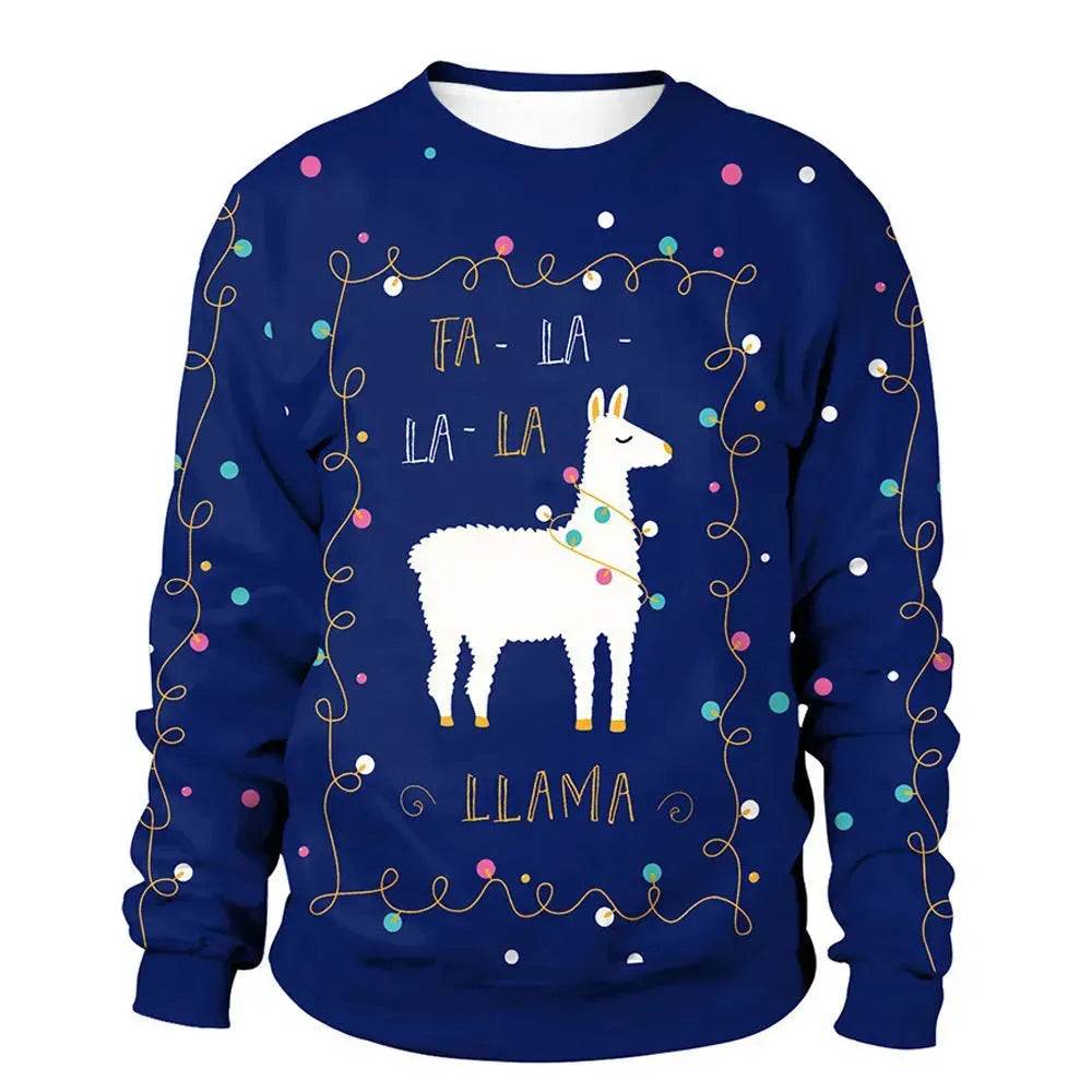 Christmas Element Men's And Women's Round Neck Sweater - EX-STOCK Canada