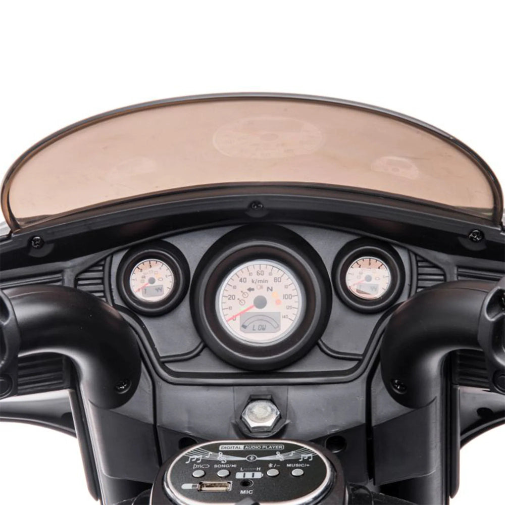 12V Kids Ride on Three-Wheeled Motorcycle For Age 3 -8 