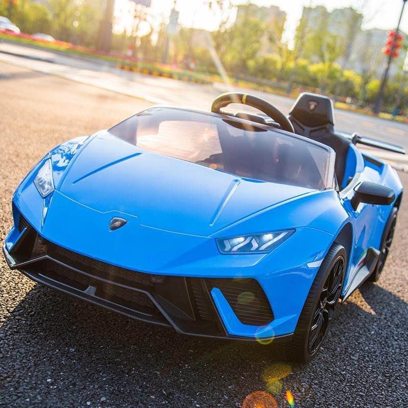 2026 12V Lamborghini Huracan DELUXE Kids Electric Ride On Car with Remote Control 