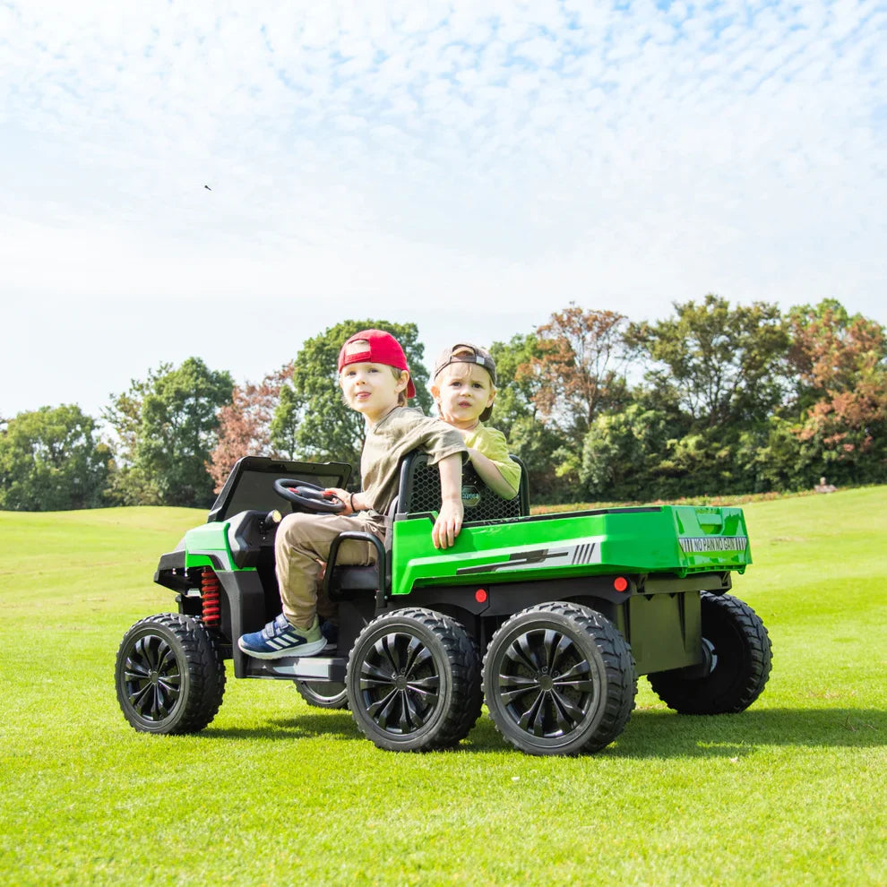 2026 6 WHEEL TRACTOR 24V 2 SEATER KIDS RIDE ON CAR WITH REMOTE CONTROL 