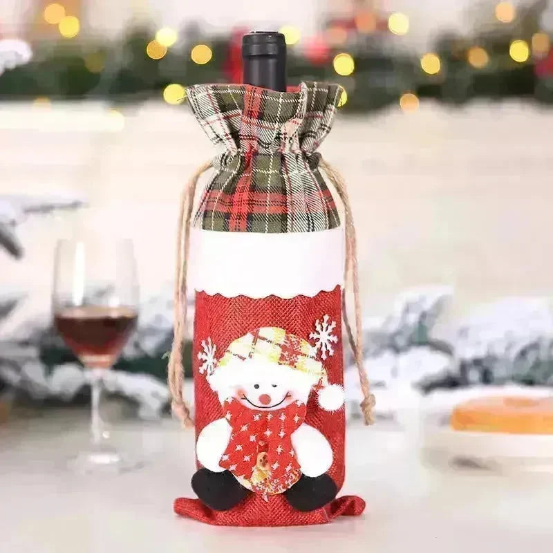 Christmas Decorations Christmas Wine Bottle Socks - EX-STOCK CANADA