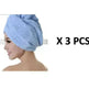 Women's Microfiber Hair Dryer Cap Absorbent Hair Towel. - EX-STOCK CANADA