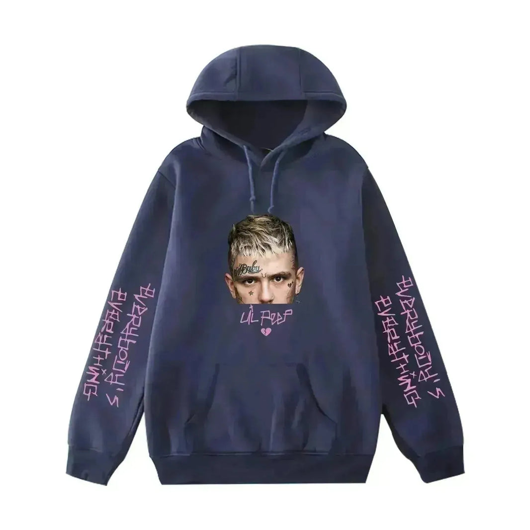 LIL PEEP COLASTRO CHEODED POLLATTO POLLOVER POCKED UNISEX