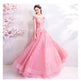 Off-shoulder Bridal Floor-length Yarn Wedding Toast Dress Wedding Dinner Dress EX-STOCK Canada 