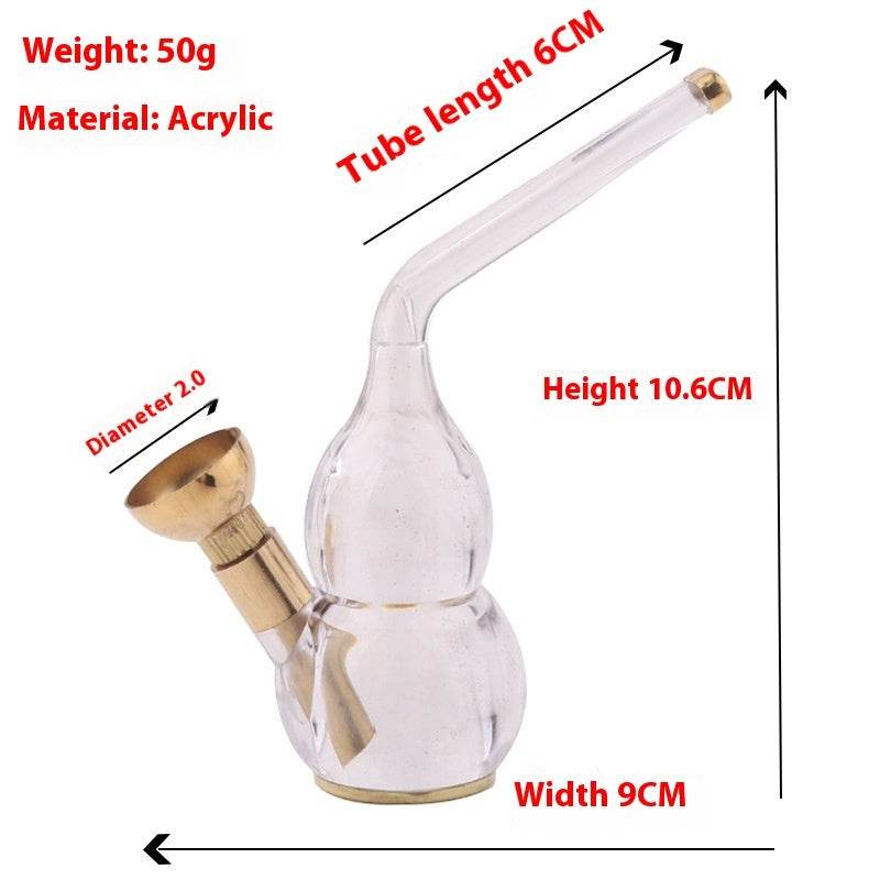 Clamshell Packaging Portable Water Filter Tobacco Pot Dual-purpose Hookah Pipe - EX-STOCK Canada